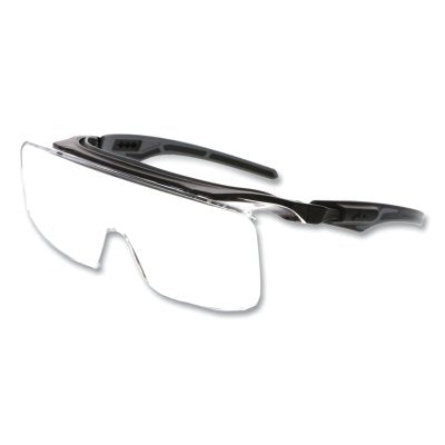 Klondike OTG Series, Polycarbonate Clear Lens/Black Frame, Black/Gray Temple, MAX6 Anti-Fog