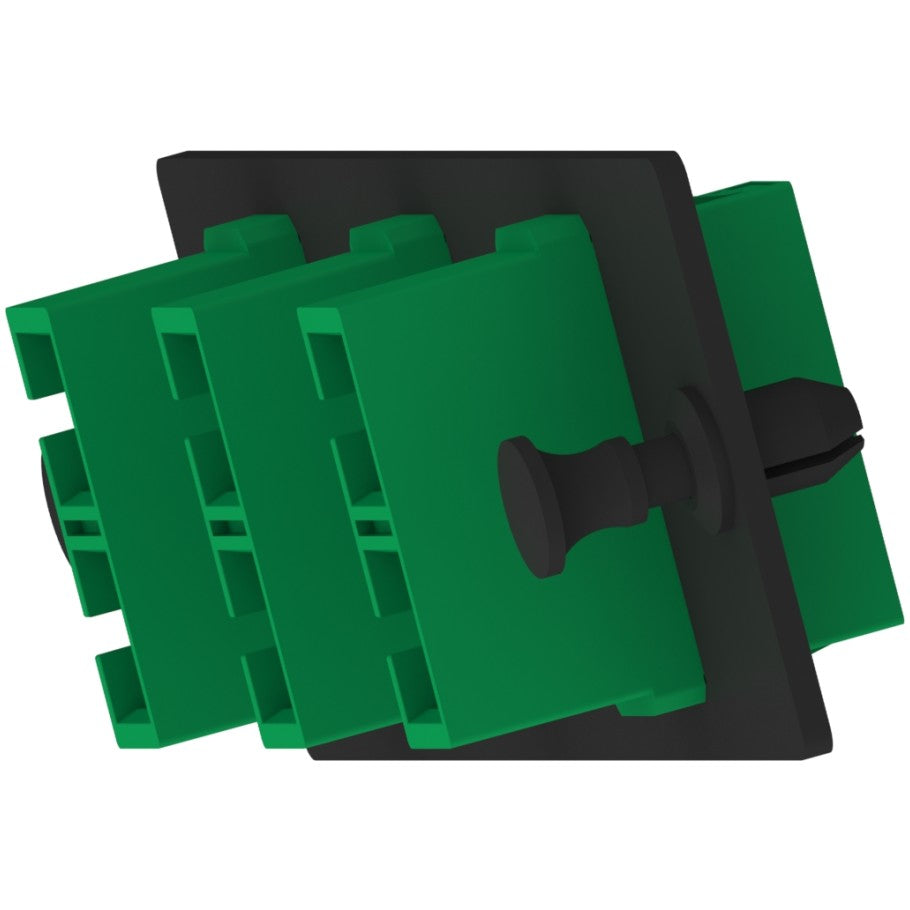 Opticom Fiber Optic Adapter Panel, Singlemode (OS1/2), (3) SC Duplex Adapters for 6-Strand Fiber