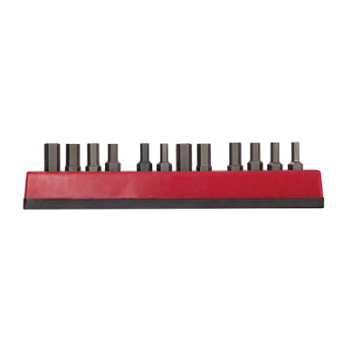 12-Pc Insert Bit Set, SAE Hex and Tamper Hex