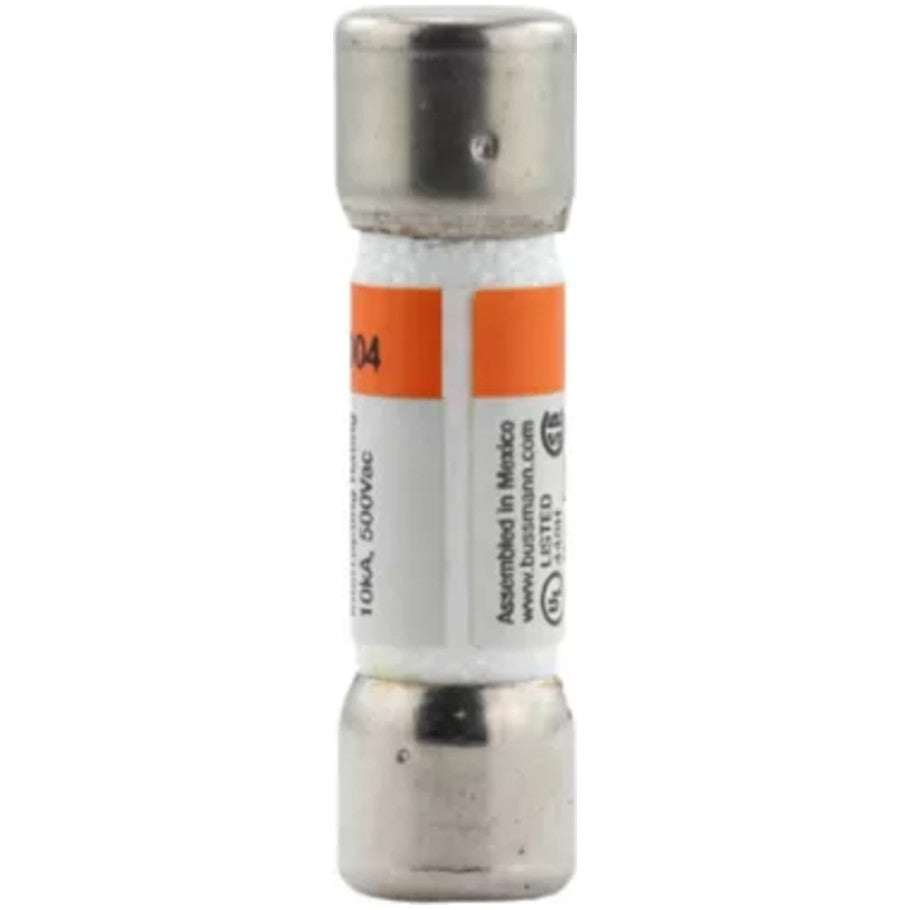 FNQ Series Time Delay Supplemental Fuse, Fiber Tube, 3-1/2A, 500V, 13/32 x 1-1/2 in., Color Code Orange