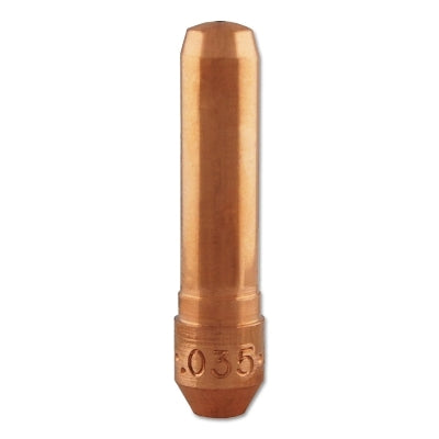 Centerfire MIG Contact Tip, 0.035 in Wire, T-035, Non-Threaded, Tapered Base
