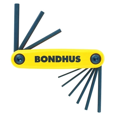 GorillaGrip Fold-Up, 9 per Fold-Up, Hex Tip, Inch, 0.05 in to 3/16 in