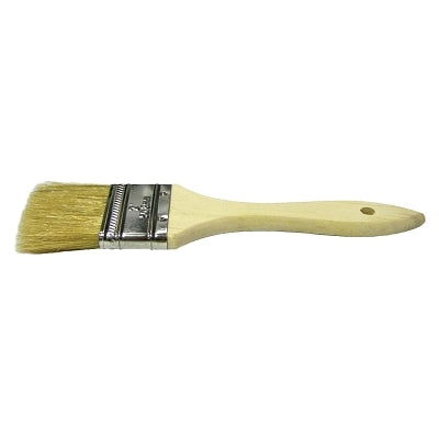 Chip & Oil Brushes, 4 in wide, 1 3/4 in trim, White China, Wood handle