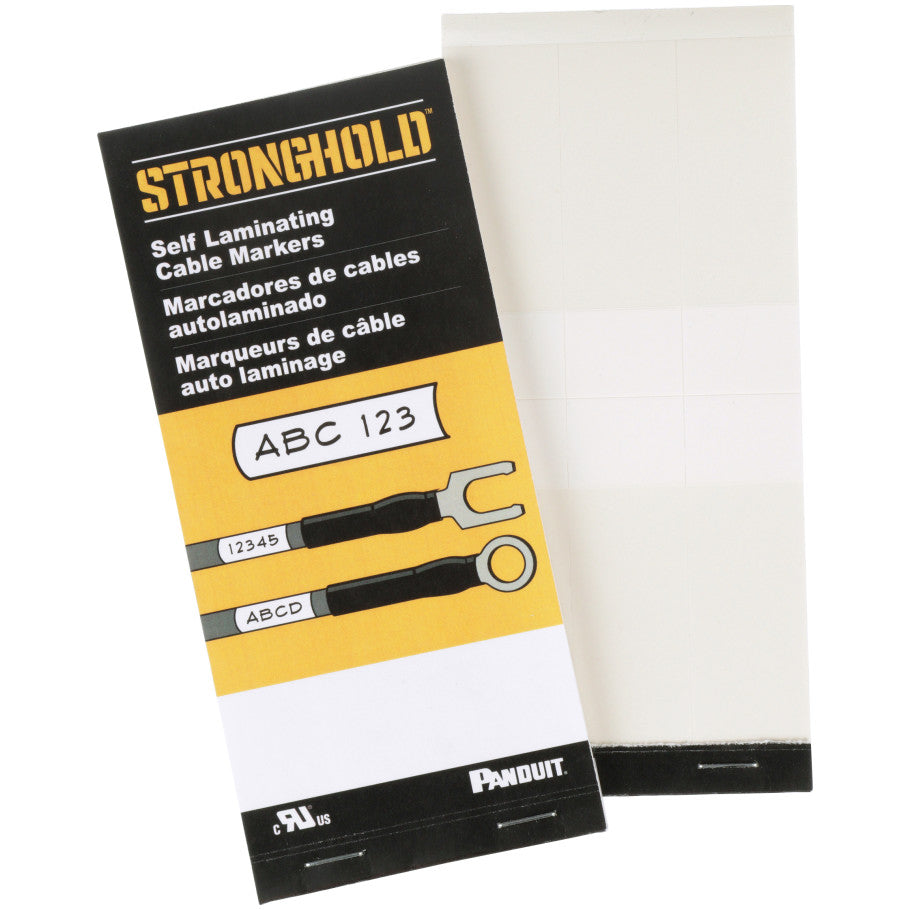 StrongHold PSCB-12Y Blank Self-Laminating Write-On Marker Book, 12Y, Vinyl, PK1