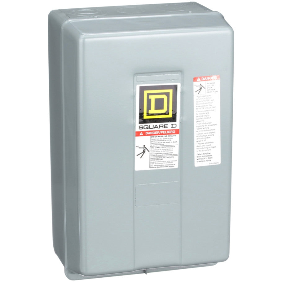 Lighting Contactor, Electrically Held, 120V, 6NO, NEMA 1 Enclosure