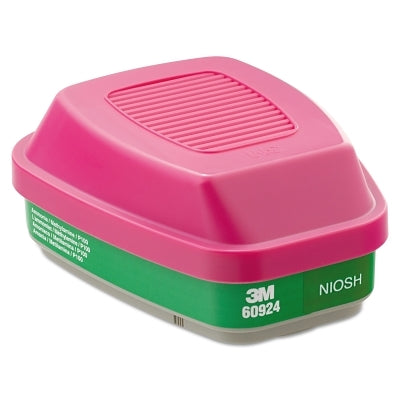 3M 60924 Combination Cartridges/P100 Particulate Filter, Ammonia/Methylamine