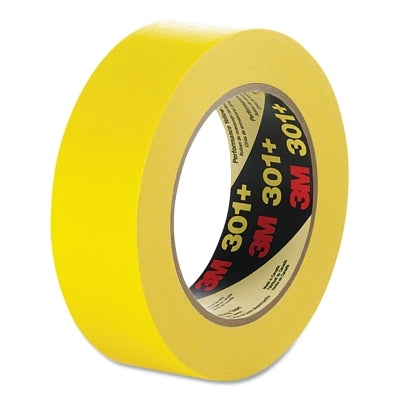 3M 051115-64752 Performance Yellow Masking Tape, 36 mm x 55 m, 6.3 mil