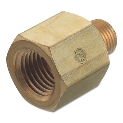 Pipe Thread Adapters, 3,000 PSIG, Brass, 1/4 in NPT(M);3/8 in (NPT)