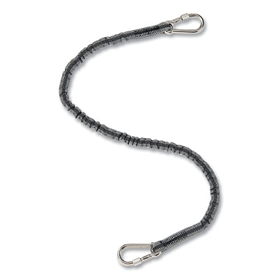 Retractable Tool Tether, Double Carabiner, 0.8 in W x 35.4 in Retracted L x 47.2 in Extended L, 10 lb Capacity