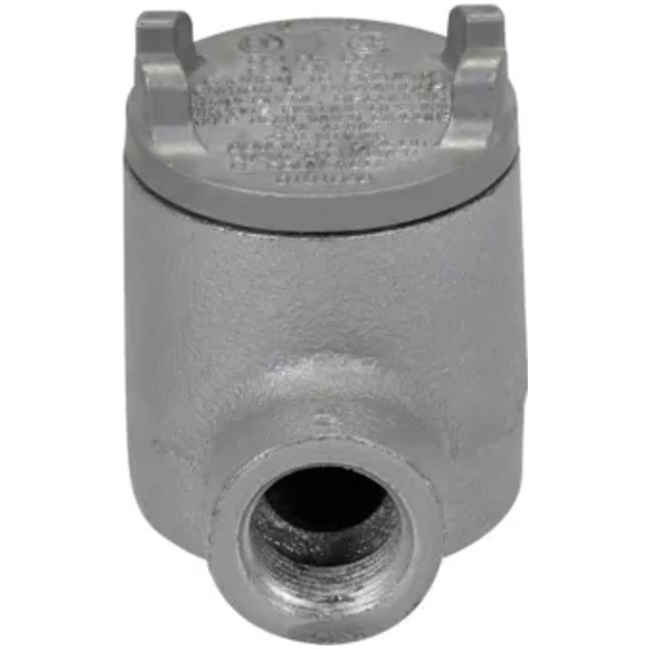 GUAB Conduit Outlet Box with Cover, 2 in. Cover Opening, 3/4 in.