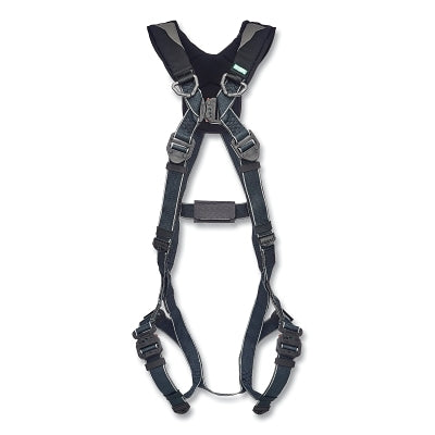 V-FIT Arc Flash Full-Body Harness, Back D-Ring, XS, QC Chest/Leg Strap Buckles, Shoulder Padding