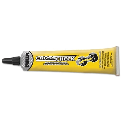 Cross Check Torque Seal Tamper-Proof Indicator Paste, 1 oz, Tube, Yellow, 24 EA/CA
