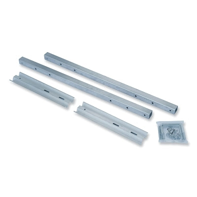 End rail and Toeboard Assembly, ERT-N, Narrow, 4 in L, 3 in W, 22 in H, Aluminum