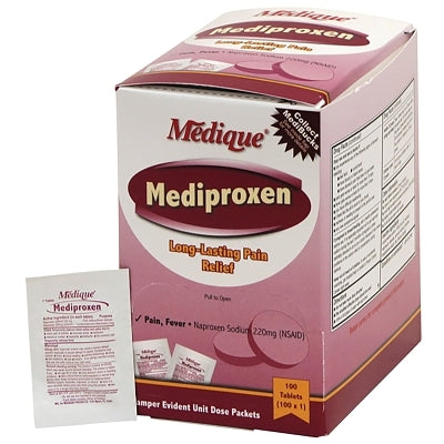 Mediproxen Pain Reliever, 100 per Box