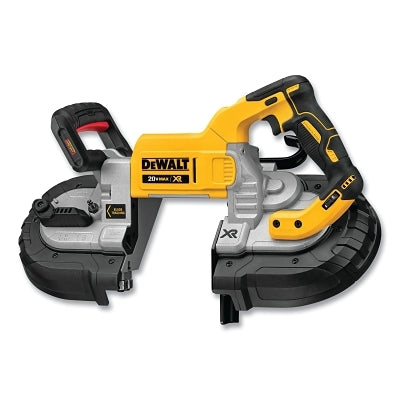 20V MAX* Dual Switch Band Saw, D-Handle, 4.75 in cutting cap, Cordless, Yellow
