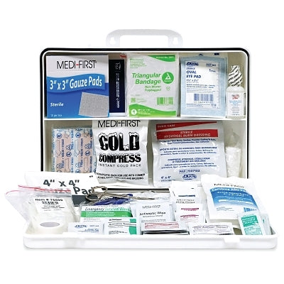First Aid Kit, 50 Person ANSI-A Kit, Plastic