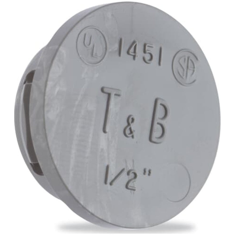3/4 Inch T B Thermoplastic Knockout Plug