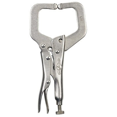 The Original Locking C-Clamp with Regular Tip, 6 in L, 2-1/8 in Max, 1-1/2 in Throat D