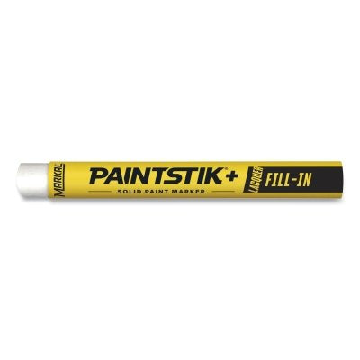 Paintstik+ Lacquer Fill-In Solid Paint Marker, 3/8 in x 4.25 in L, White