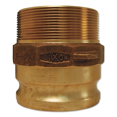 Andrews/Boss-Lock Type F Cam and Groove Adapters, 2 in x 2 in NPT Male, Aluminum