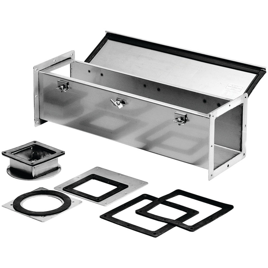 Feed-Through Straight Section, 6 W x 24 L x 6 H in