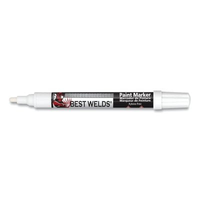Paint Marker, Reversible Bullet/Bullet Tip, White