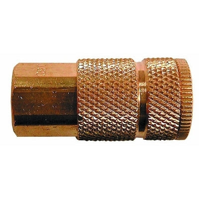 Coilhose Pneumatics Coilflow ARO Interchange Series Coupler, 1/4 in (NPT) F, Brass