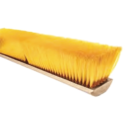 No. 19 Line Floor Brush, 24 in L, Hardwood, Yellow Plastic