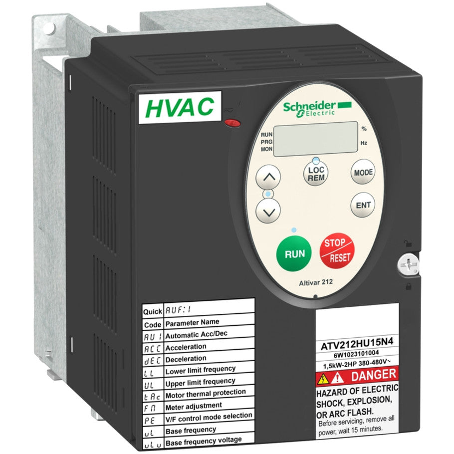 Altivar 212 Variable Speed Drive, 1.5kW, 2hp, 480V, 3-Phase, EMC, IP21