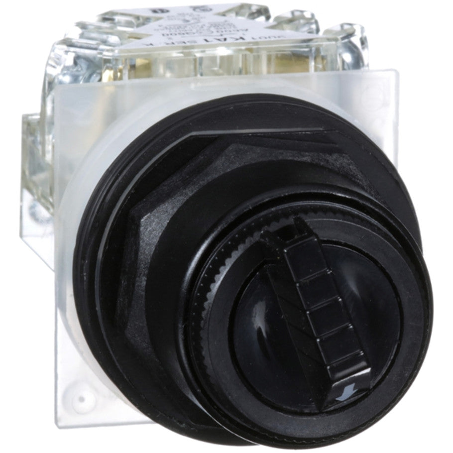 Black for Type SK 30 mm NEMA-Rated HD 3-Position Selector Switch with KA1 on Side  2