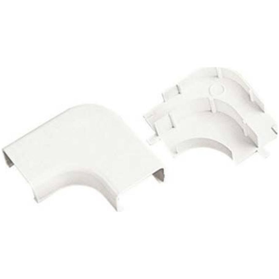 Surface Raceway, LDPH10 Power Rated Right Angle, Off-White