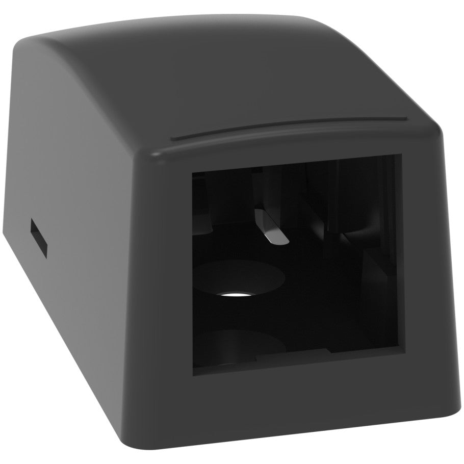 Mini-Com Surface Mount Box, 1-Port, Black