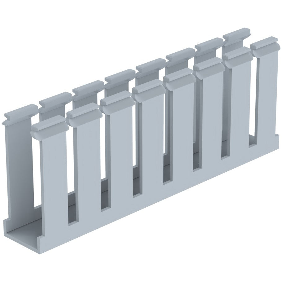 Type G Wide Slot Wiring Duct, 1 in. w x 3 in. h, Light Gray