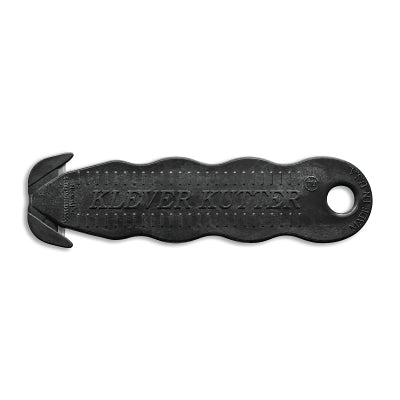 EcoKutter Safety Cutter, 4-5/8 in L, Straight Blade, Steel, Plastic, Black