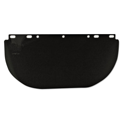 Visor, Dark Green, Unbound, 16-1/2 in L x 8 in H, For Fibre-Metal Head Gear/Cap Adaptors