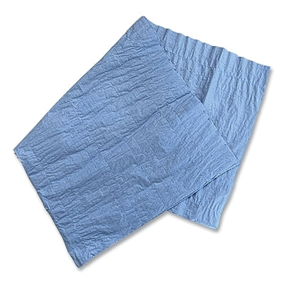 Scrim Wipers, 28 in L x 14.5 in W, 2 Ply, 300 Per Pack, Box, Blue