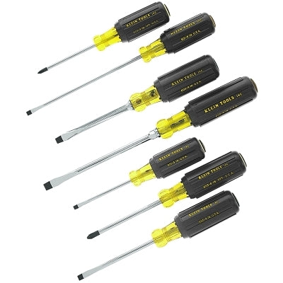 7-Pc Cushion-Grip Screwdriver Set, Phillips/Slotted