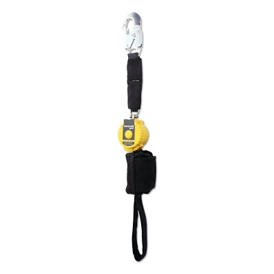 TurboLite Flash Bucket Truck Series Personal Fall Limiter, 6 ft, Web, Kelvlar Loop Choker, Alum Snap Hook, 420 lb
