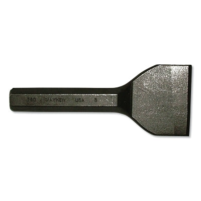 Brick Set Chisel, 7-3/4 in Long, 3 in Cut Width, Sand Blasted