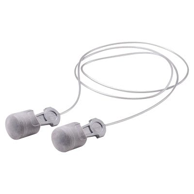 3M P1401 Pistonz Earplug, Polyurethane, Gray, Corded