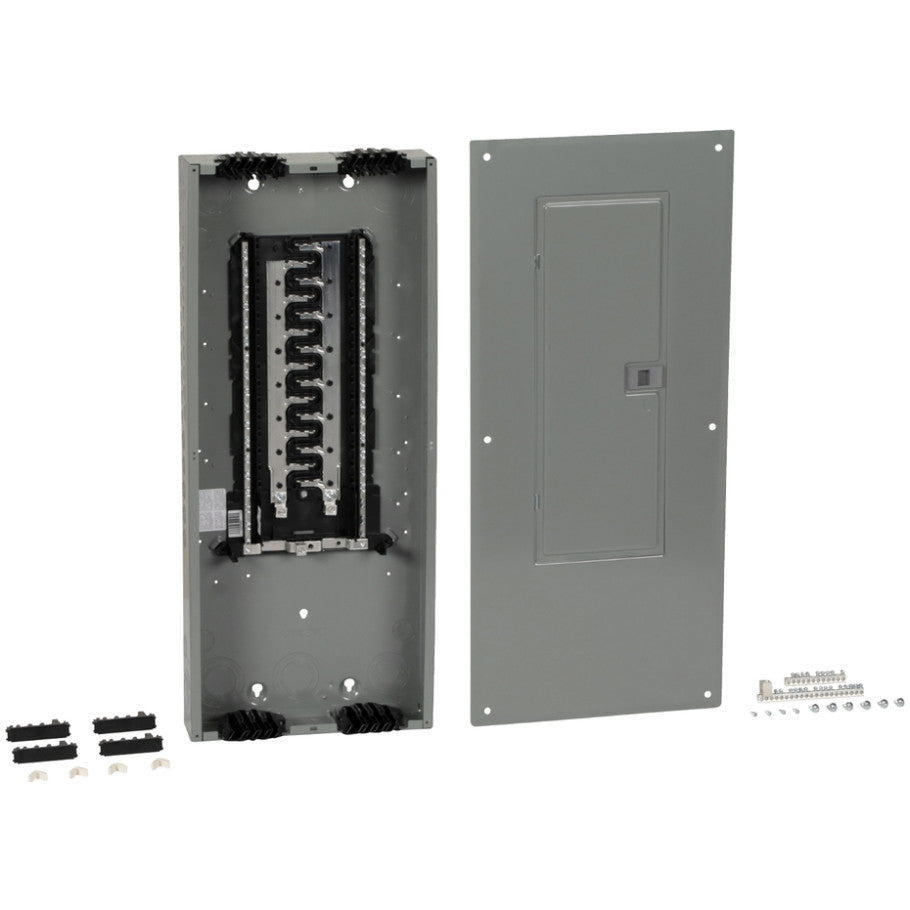Homeline PoN Load Center with Qwik-Grip, 125A Convertible Main Lug, 1-Phase, 30 Spaces (60 Circuits), NEMA 1 Indoor