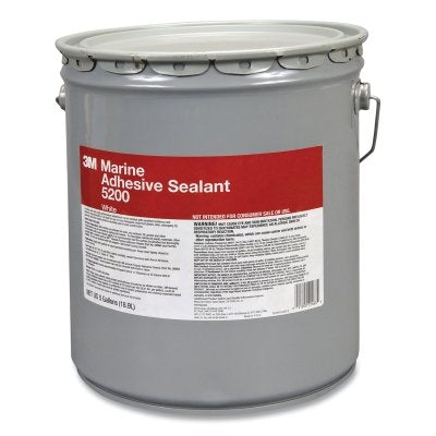 3M 021200-21463 Marine Adhesive Sealant, 5 Gallon, Pail, White