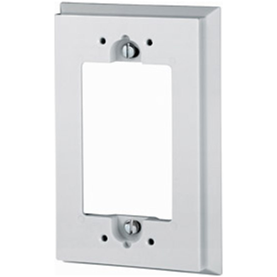 Decora, Electrical Wall Plate, Thermoset Plastic, White, 1-Gang, Vertical, 14.25 in. L