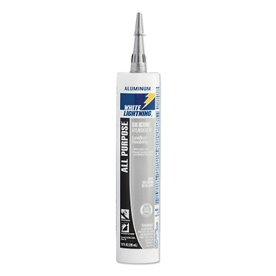 Silicone Rubber All Purpose Sealant, 10 oz Tube, Aluminum