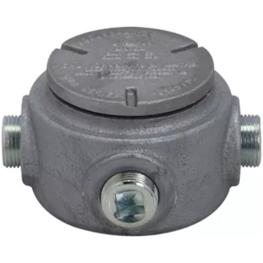 Universal Division 1 Iron Round Base Outlet Box, 1 Inch