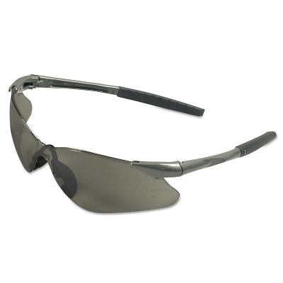 V30 Nemesis VL Safety Glasses, Smoke, Polycarbonate Lens, Uncoated, Gunmetal No Brow Frame, Nylon