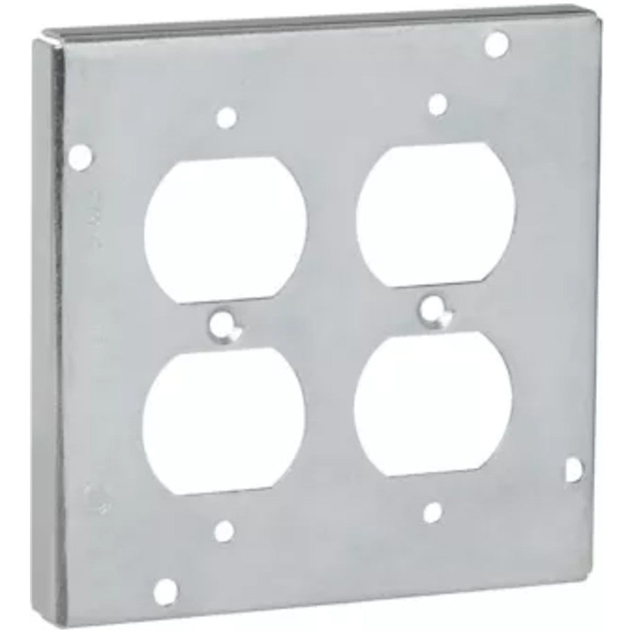 Steel 4-11/16 in. Square Surface Cover Raised 1/2 in.