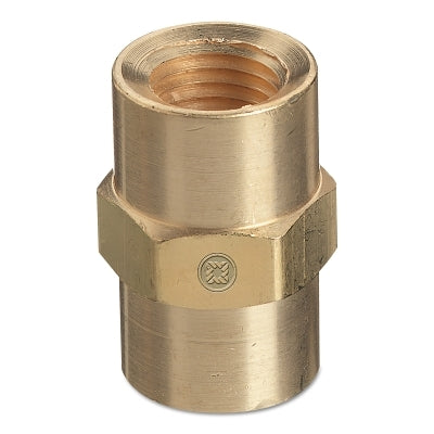 Pipe Thread Couplings, Adapter, 3,000 PSIG, Brass, 1/2 in (NPT)