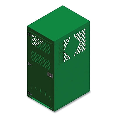 Cylinder Storage Cage, Holds 12 Cylinders, 68.75 in x 32.13 in x 42 in