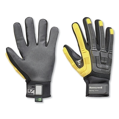Rig Dog Value Gloves, 8/Medium, Black/Yellow